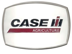 Case logo buckle with white background